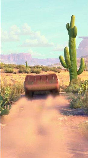 Lightning McQueen takes a wrong turn ↩️💥 Cars, four wheels | Clip