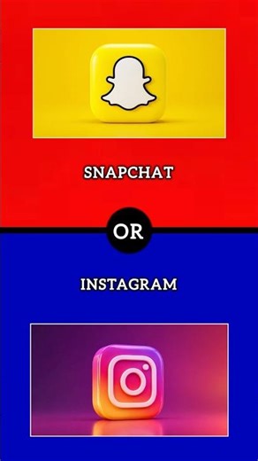 Instagram OR Snapchat..?? 🤔 #youtubeshorts