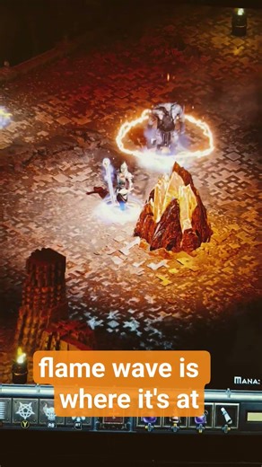 Flame wave warlock d2r baal run #d2r