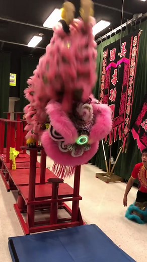 THE GIRLPOWER FLIP-OFF #friday #girlpower #female #liondancer @jayyde.w @motony2 #ldm #liondanceme #liondance #girlempowerment #fyp #fypp #acrobatics