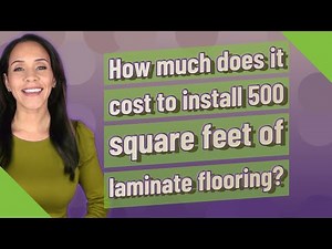 How much does it cost to install 500 square feet of laminate flooring?