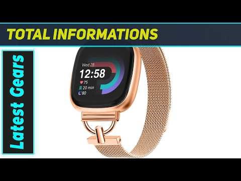 The Most Elegant Magnetic Band for Fitbit Versa 4/Sense 2!