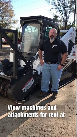 Bobcat T770 with Forestry Cutter rental package