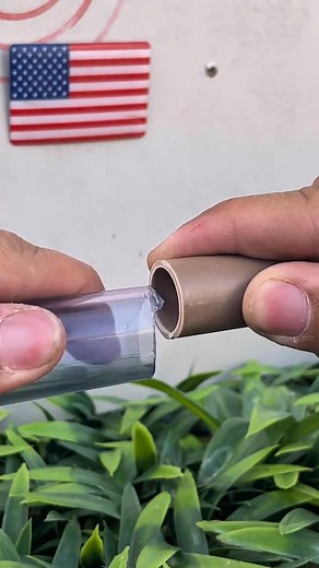 How to attach a level hose to PVC without any connector Internal PVC tightening to hold the hose firmly #CaliGarage #JobsiteHack #PVCTechnique #SecureFit | Tracer_oncats