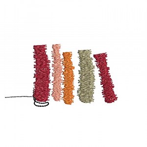 Stack of Books Machine Embroidery Design, 4 Sizes, Scribble Doodle Design - Etsy