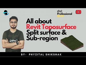 How to Model Terrain in Revit Tutorial (Site / Topography) | Make Toposurface in Revit Architecture