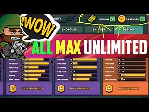 MINI MILITIA ALL UNLOCKED AND MAX ALL GUN MOD MENU HACK HOW TO 5.3.7