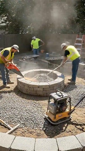 Ultimate Backyard Fire Pit Transformation 🔥 Cozy Outdoor Upgrade