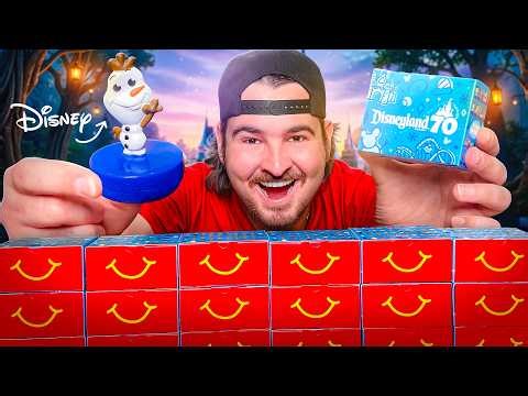 Opening 30 Disney Happy Meal Toys! (Rare Castle!)