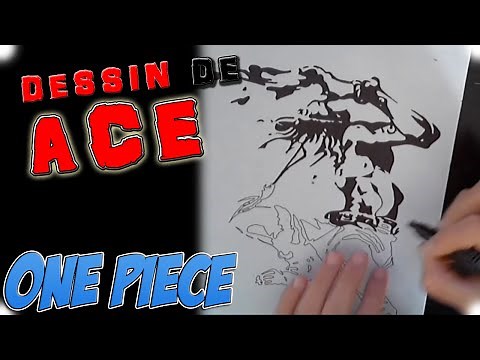 Dessin d'Ace - One Piece