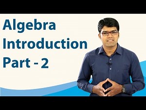 Introduction to Algebra - 2 Video Lecture | Crash Course for SSC CGL (English)