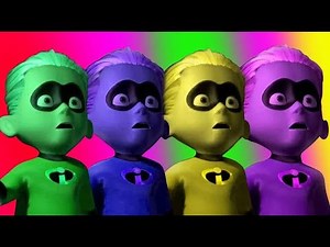 Learn Colors with Incredibles Super Family || Video for Kids || FUN KID COLORS