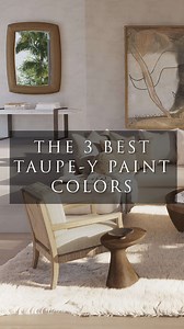 Here are the 3 best taupe-y paint colors for your home. #taupe #taupepalette #paintcolorideas #paintcolors #painttips #sherwinwilliamspaintcolors #benjaminmoore #interiordesigninspiration #interiordesigntrends | Kreiss