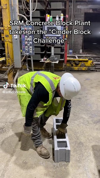 SRM Concrete Block Plant Takes on the Cinder Block Challenge