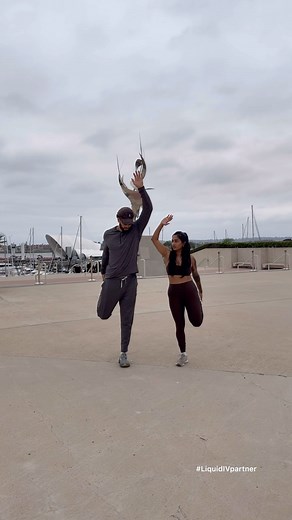 Tushita Hariharan on Instagram: "Am I… the athlete now? 😌 #LiquidIVpartner Shoutout to @liquidiv for keeping us hydrated through all 10 laps and B’s new identity crisis 🌝 Use code TUSHITA.H25 for 25% off now until June 23rd!"