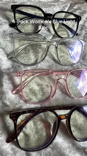 4-Pack Women's Blue Light Bloc | Blue Light