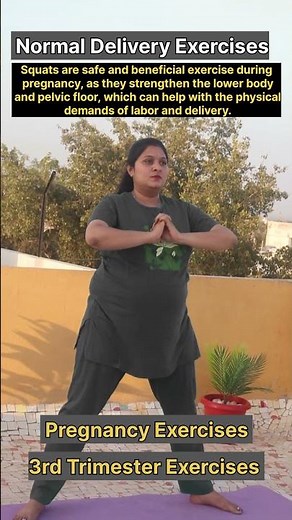 Exercises for Normal Delivery | 3rd Trimester Exercises | Pregnancy Exercises |