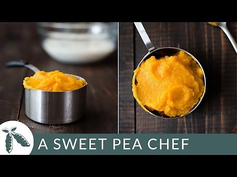 How To Make Pumpkin Puree From A Fresh Pumpkin | A Sweet Pea Chef