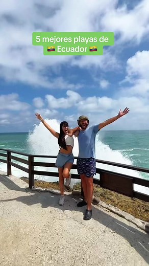 🏝️La costa de Ecuador sin dudas es imperdible🇪🇨 #ecuador #losfrailes #quito #playas #turismoecuador
