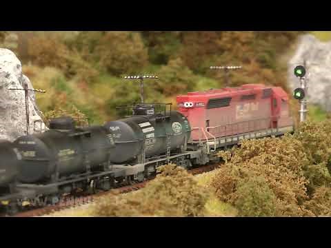 Selten so etwas Schönes gesehen: Eine wunderschöne Spur TT Modelleisenbahn Modulanlage von Kanada