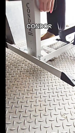 CONDOR quick attach system makes it easy for trailering! One Chock for EVERY Motorcycle! https://www.condor-lift.com | CONDOR Products