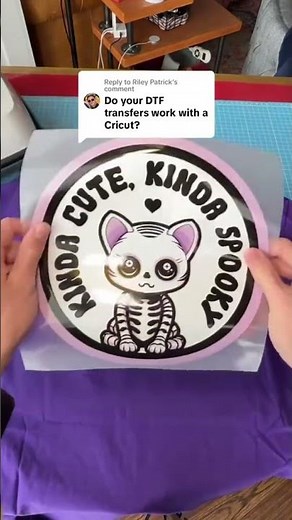 Cricut for Beginners using DTF Transfers 🥷 ♨️