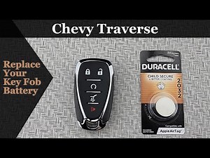 How to DIY Replace or Change a 2018-2020 Chevy Traverse Key Fob Remote Battery