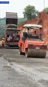 20K views · 639 reactions | Witness the paver machine and road roller in action, laying the cement-treated base for stronger, smoother, and safer roads. #roadworks #MEIL #roadconstructionequipment #machinery #roadroller #meghaengineering | Megha Engineering and Infrastructures Ltd | Facebook