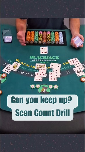 Blackjack Card Counter Training: Scan Drills | Blackjack Apprenticeship | Blackjack Strategy & Card Counting