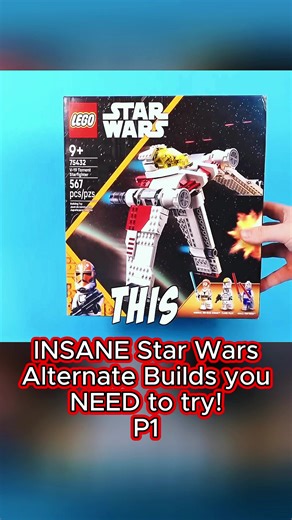 INSANE Star Wars Alternate Builds you NEED to try! #StarWars #LEGOStarWars #StarWarsFans #StarWarsBuild #LEGO