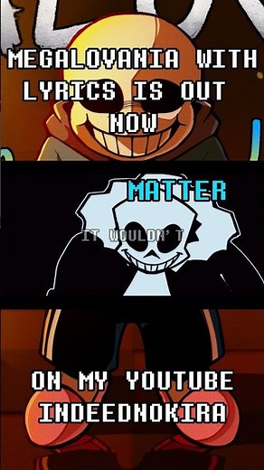 MEGALOVANIA WITH LYRICS IS OUT NOW! (anim by ‪@shutupjojo_‬ and‪@fran_figuelo‬) #undertale #sans