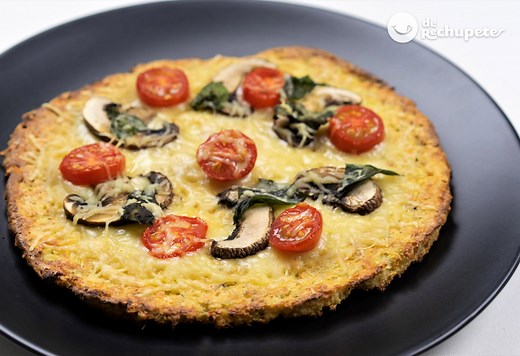 Cómo hacer una pizza con masa de coliflor