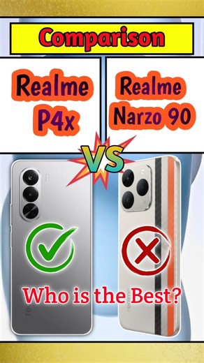 Realme Narzo 90 vs Realme P4X 5G 🔥 Full Comparison | Camera, Battery, Performance | Buy or Skip?