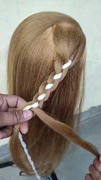 Easy chain braid hairstyle