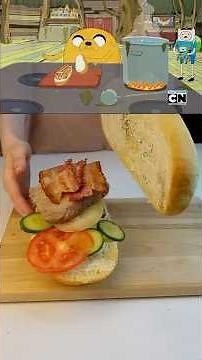 Jake’s Perfect Sandwich🥪From Adventure Time🕰️ #sandwich #adventuretime #jake #Finn #cartoonnetwork