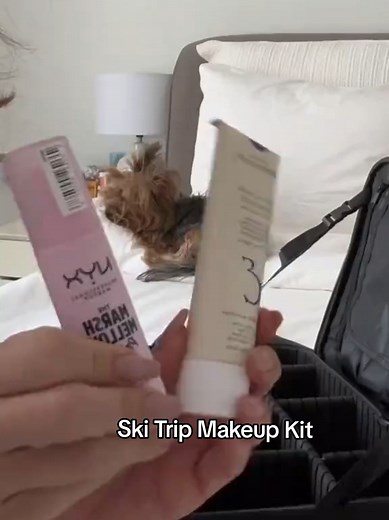 Winter trip essentials ✨️ ❄️ Packing my makeup must-haves for a snowy escape 🧊🩵 جهزوا معي شنطة مكياجي لسفرتي إلى Megève! 🤍 ❄️ Products ❄️ @embryolisse Lait-Crème Concentré @nyxcosmetics_arabia Marshmellow Primer Honey Me Up Plumping Primer Buttermelt Bronzer & Blush Epic Ink Eyeliner Lipliner Smooth Whip Matte Lipstick Powder Puff Lippie Lip Cream Fat Oil Lip Drip Lip Gloss @tomfordbeauty Traceless Soft Matte Primer Shade & Illuminate Contour Duo Eye Defining Pen Soleil Neige Eye Color Quad @