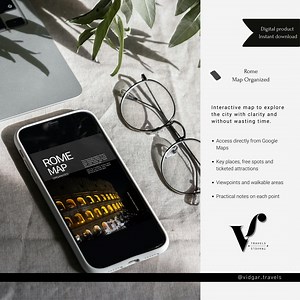 Interactive Rome Map on Google Maps | Digital Travel Guide (english) - Etsy Canada