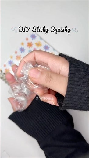 DIY Cute Mini Air Squishy 🫧 #diy #cutediy #diysquishy #diyfidgets #crafts #craft #craftopia