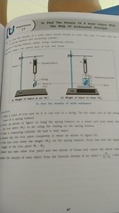 ExperimentTo Find The Density of A Solid Object With 17 The He... | Filo