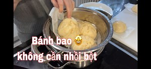 307K views · 2.8K reactions | Làm bánh bao mềm xốp, không cần nhồi bột | MiG Germany - Cuộc Sống ở Đức | Facebook