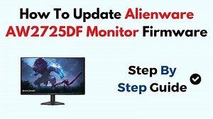 How To Update Alienware Aw2725df Monitor Firmware