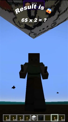 Wait For The Final Reveal 😍 Minecraft Falling Blocks Art #satisfying #minecraft