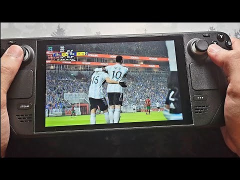 STEAM DECK - eFootball-PES 2022 Gameplay