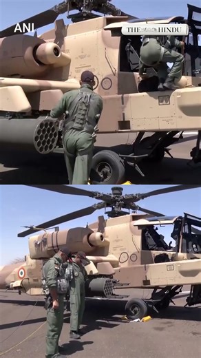 Indian army showcases Apache ‘tank in the air’ firepower in desert drill