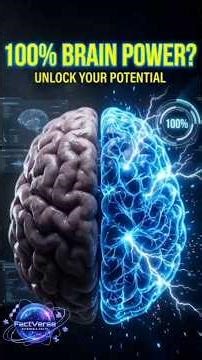 What If Humans Used 100% of Their Brain? | Brain Myth Explained #amazingfacts #facts