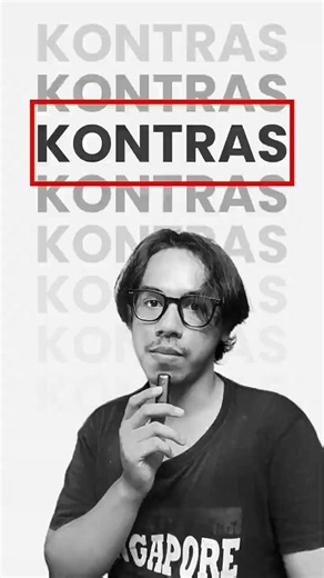 Fundamental Desain Grafis | Kontras Warna