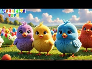Ten Little Chickens | Counting Numbers | Learn Numbers for Kids