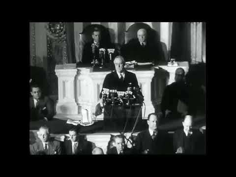President Roosevelt's Pearl Harbor Speech