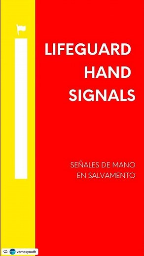 Lifeguard Hand Signals #lifesavingtips #lifesavinghacks #vamosyouth