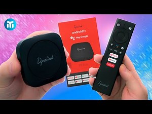 Dynalink Android TV 4K - Pequeno, Potente + BARATO que o Chromecast 4